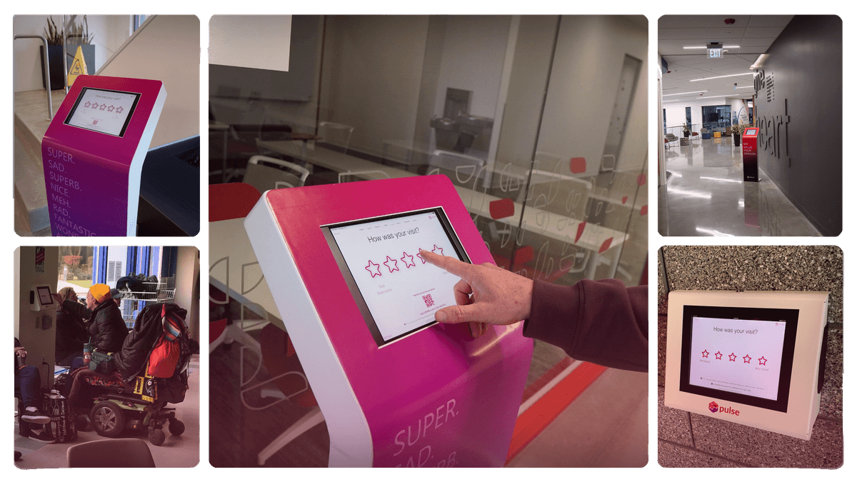 Pulse For Good Kiosk - Anonymous feedback collection device
